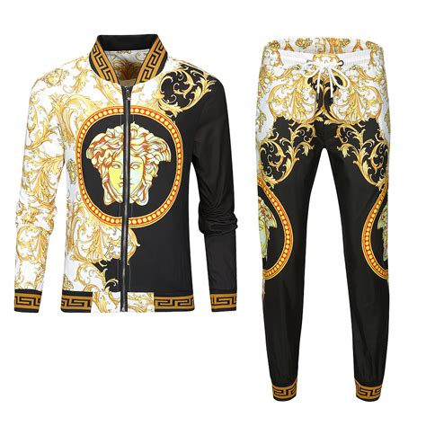 mens versace velour tracksuit replica|velvet tracksuit men's versace.